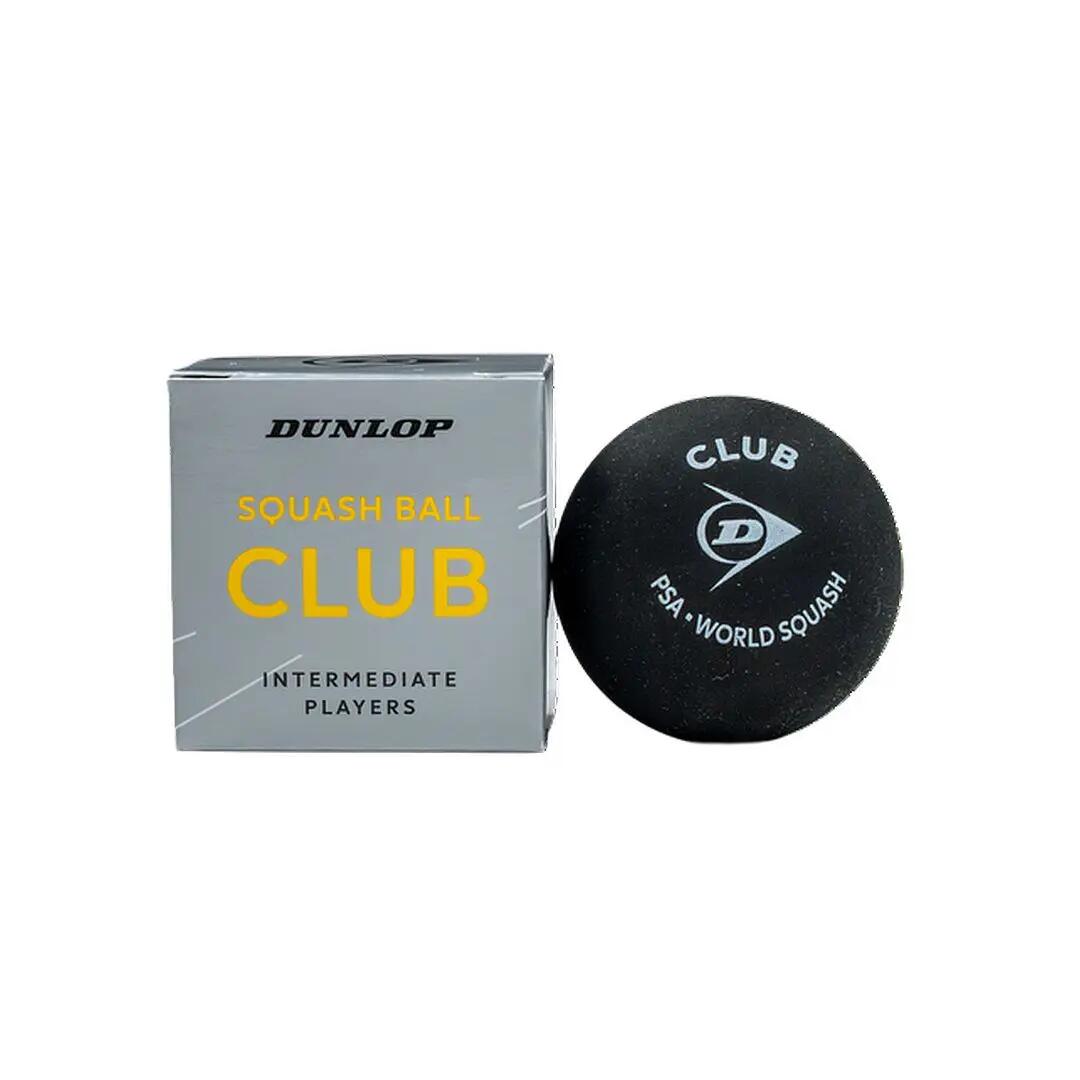 Piłka do squasha Dunlop Club 12 szt. - żółta kropka 2/3