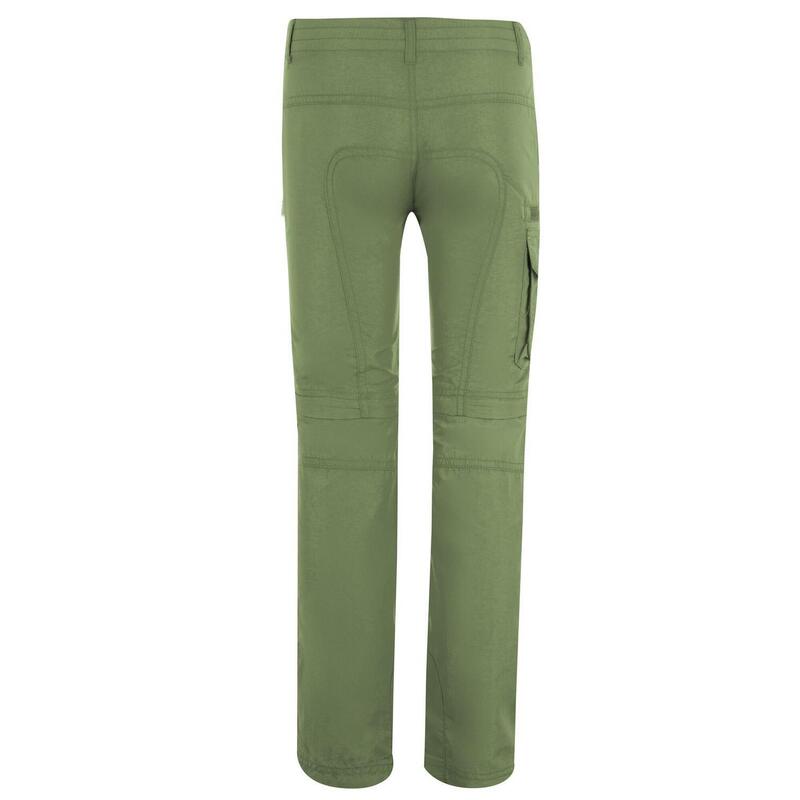 Pantalon enfant Slim Fit Oppland vert olive / gris
