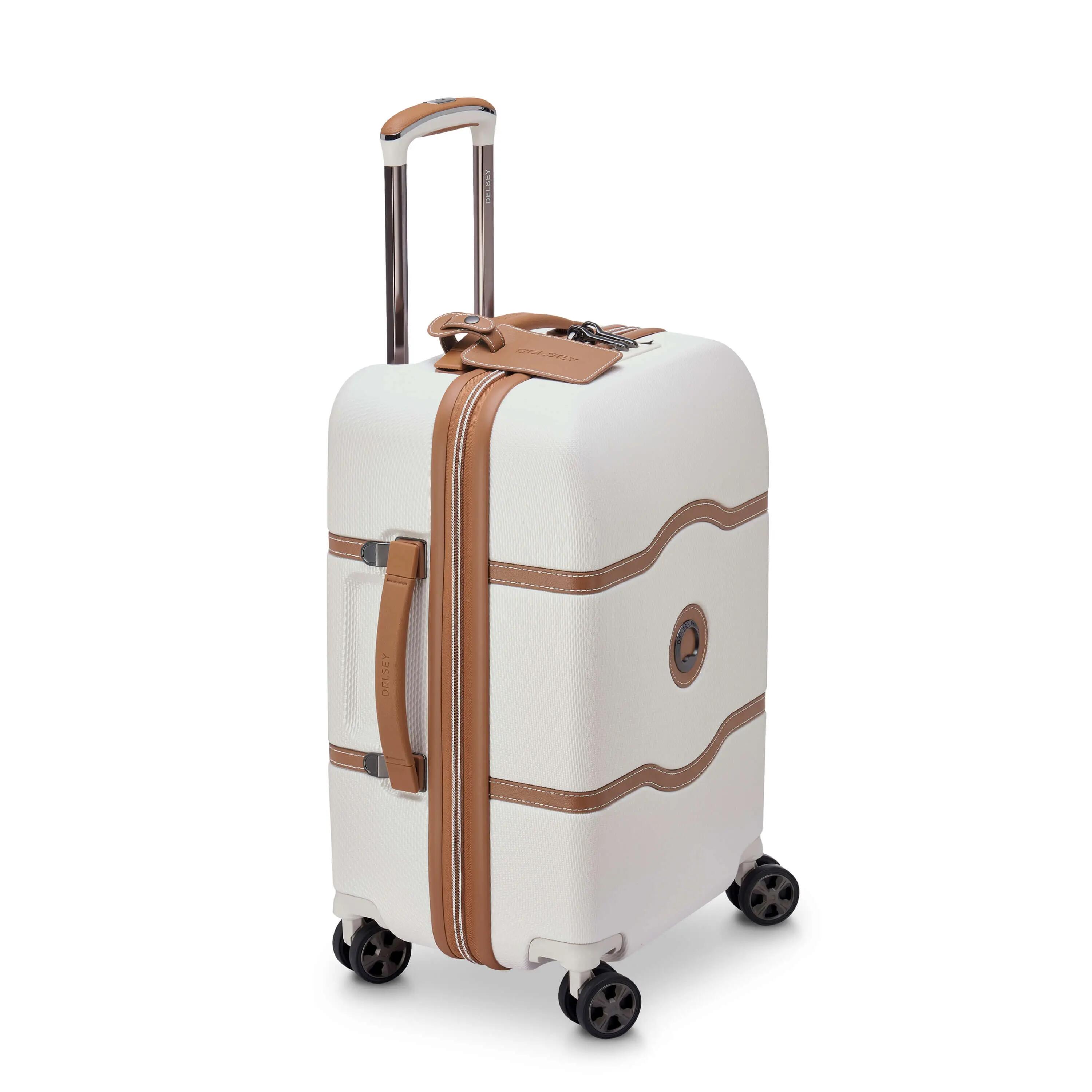 Delsey Chatelet Air 2.0 Mała twarda biała walizka kabinowa na kółkach 55 cm 5/15