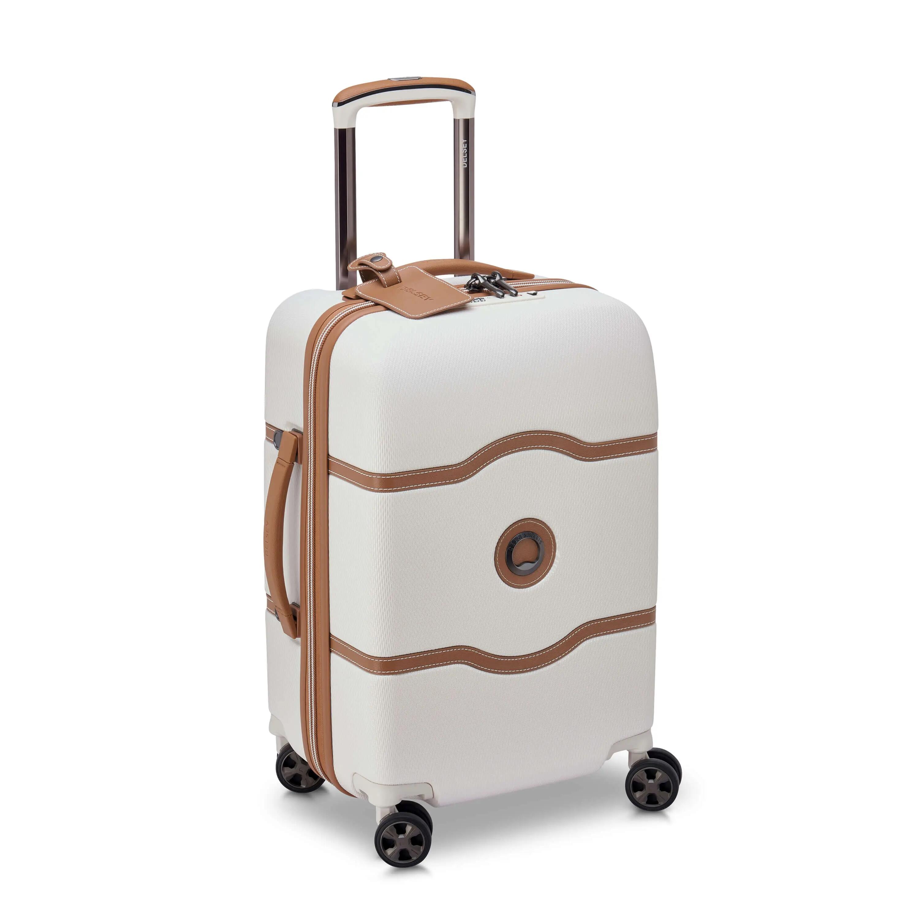 Delsey Chatelet Air 2.0 Mała twarda biała walizka kabinowa na kółkach 55 cm 4/15