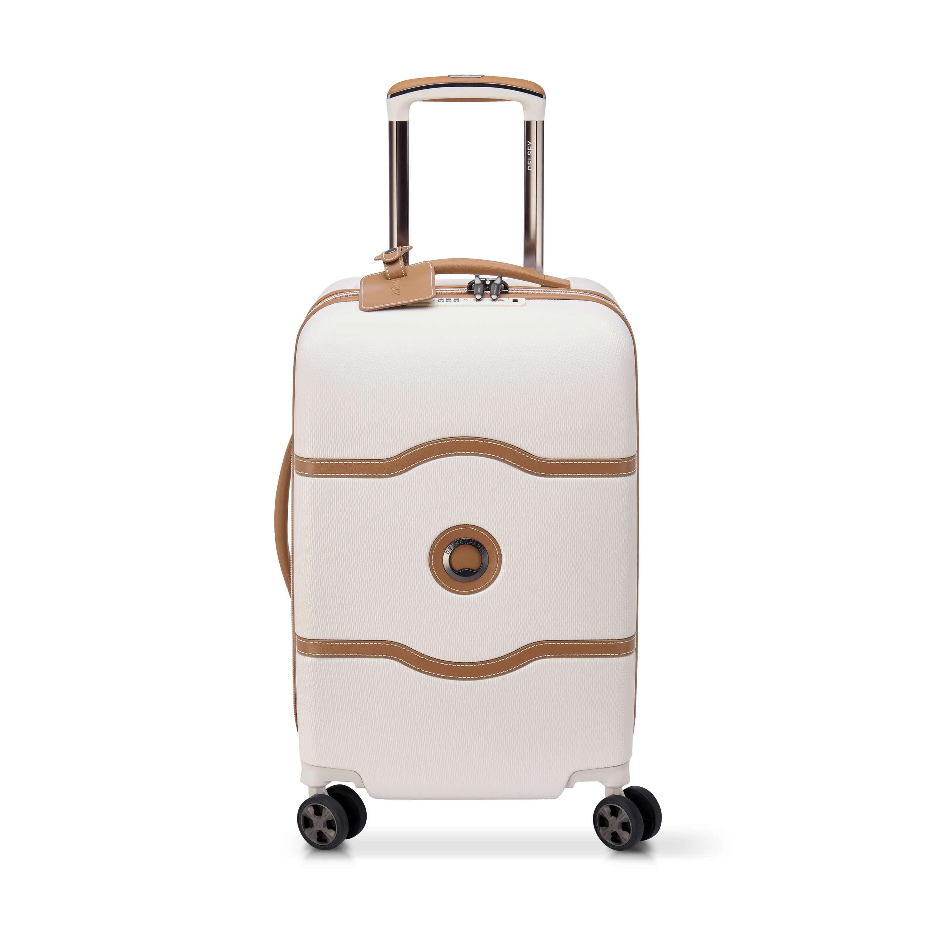 Delsey Chatelet Air 2.0 Mała twarda biała walizka kabinowa na kółkach 55 cm 3/15