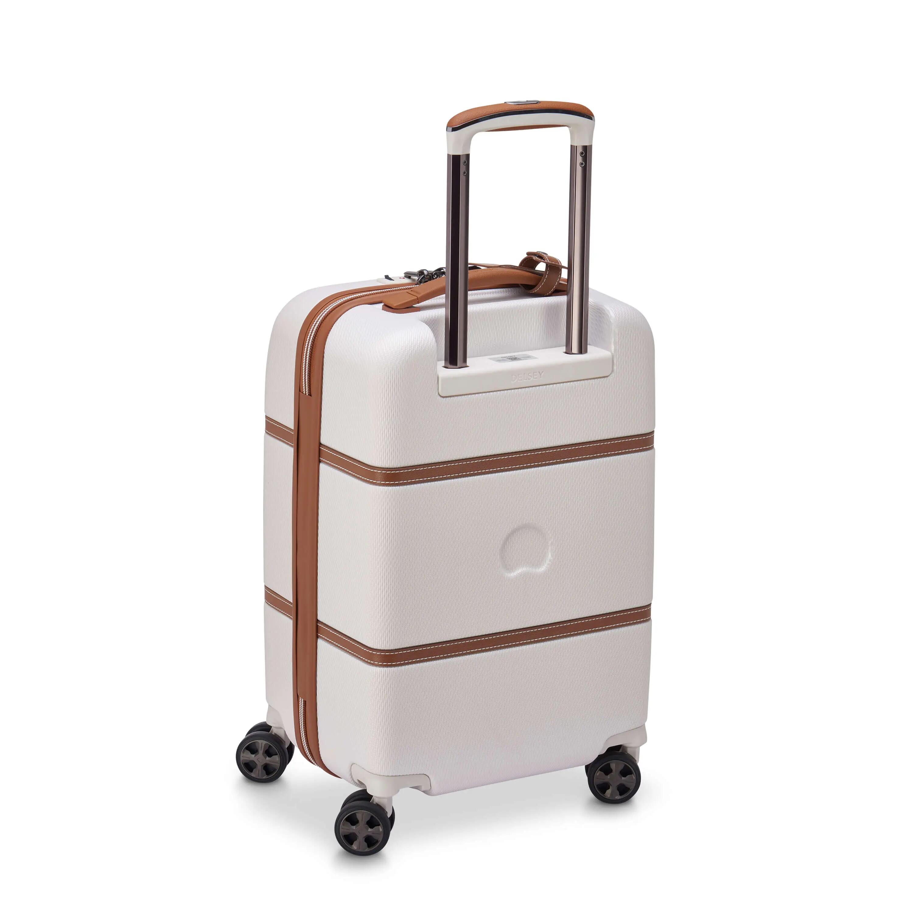 Delsey Chatelet Air 2.0 Mała twarda biała walizka kabinowa na kółkach 55 cm 10/15