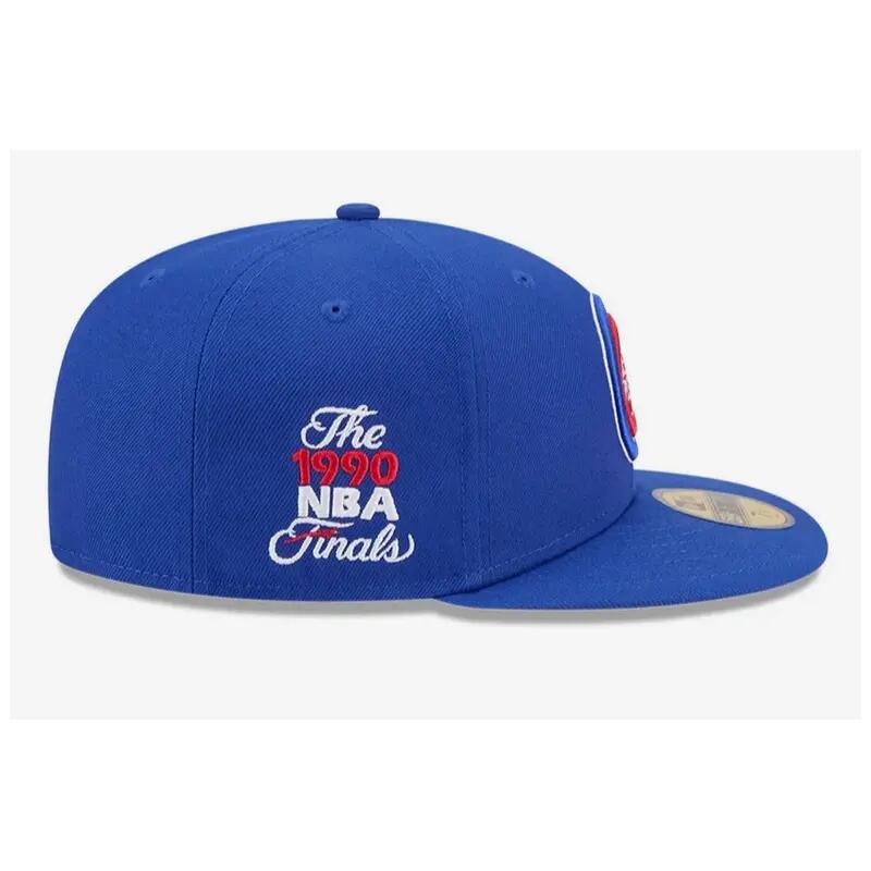 Casquette NBA Detroit Pistons New Era Hardwood Classic 59FIFTY Bleu 4/5