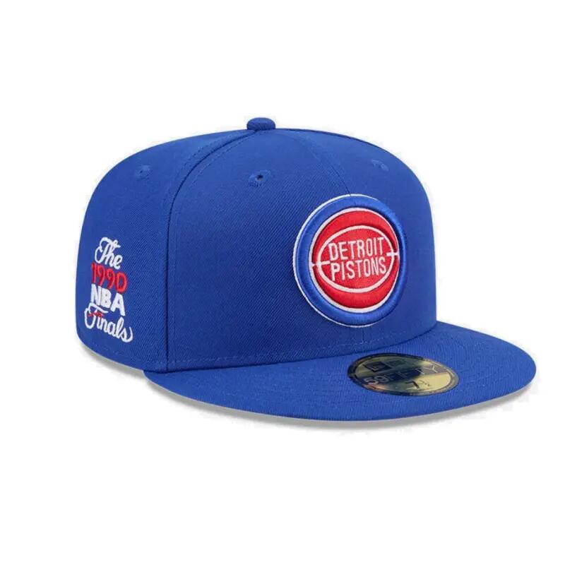 Casquette NBA Detroit Pistons New Era Hardwood Classic 59FIFTY Bleu 2/5