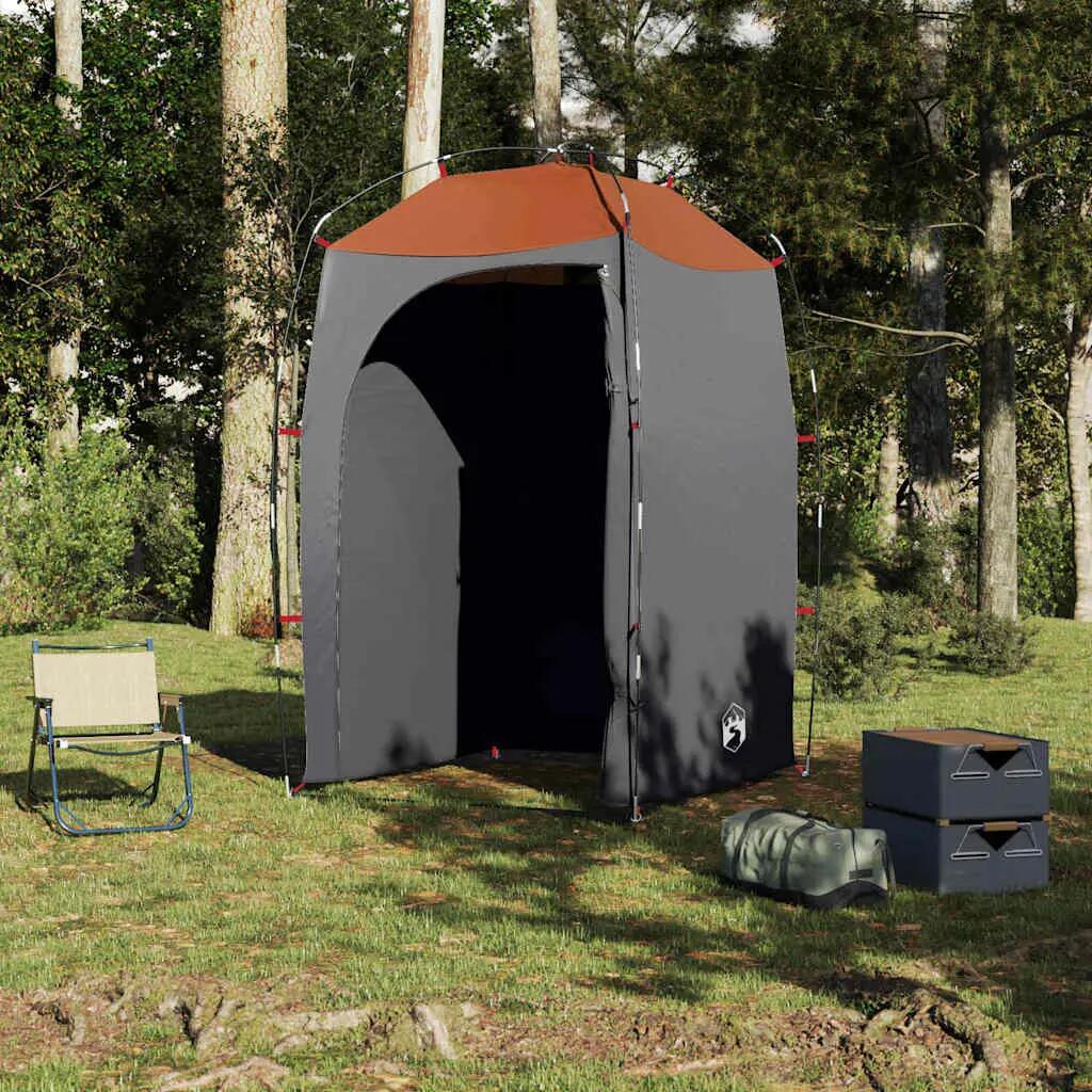 Tente de douche VidaXL imperméable grise 3/7