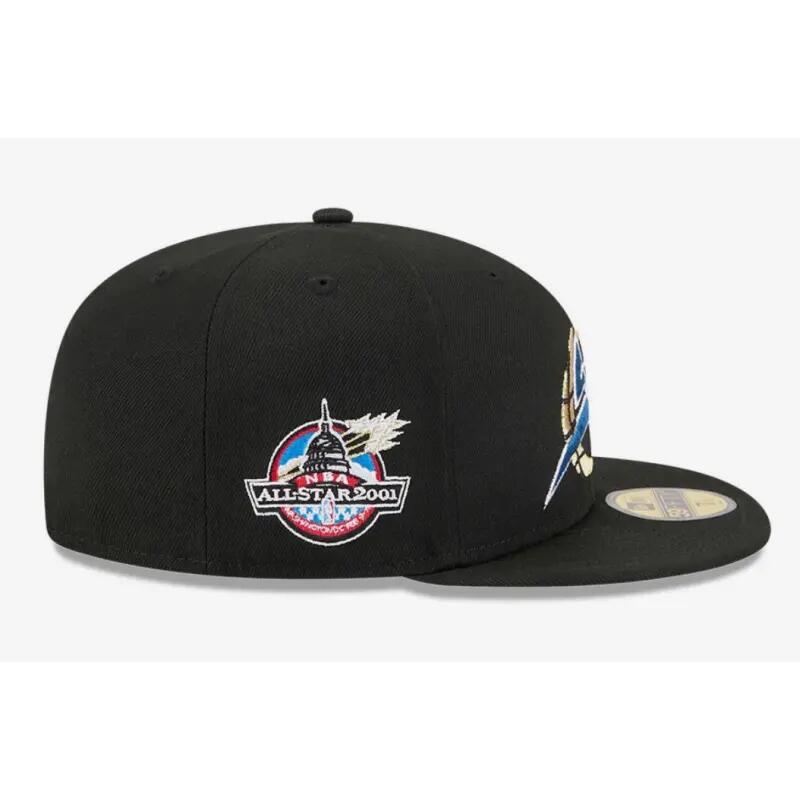 Casquette NBA Washington Wizards New Era Hardwood Classic 59FIFTY Noir 3/5