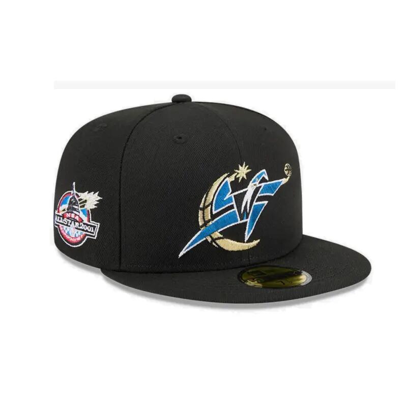 Casquette NBA Washington Wizards New Era Hardwood Classic 59FIFTY Noir 2/5