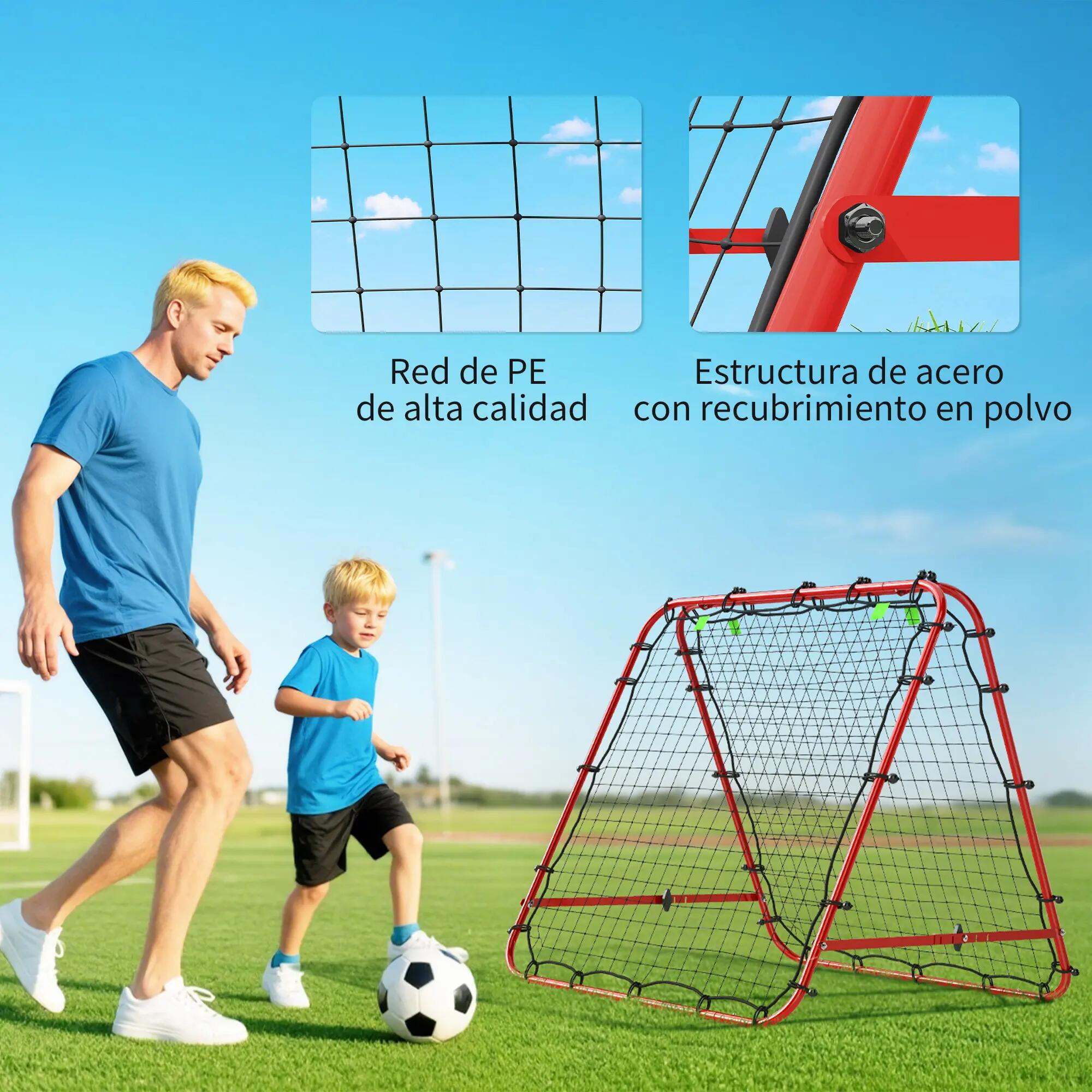 Filet de rebond pliable à angle réglable pour l'entraînement au football 8/9