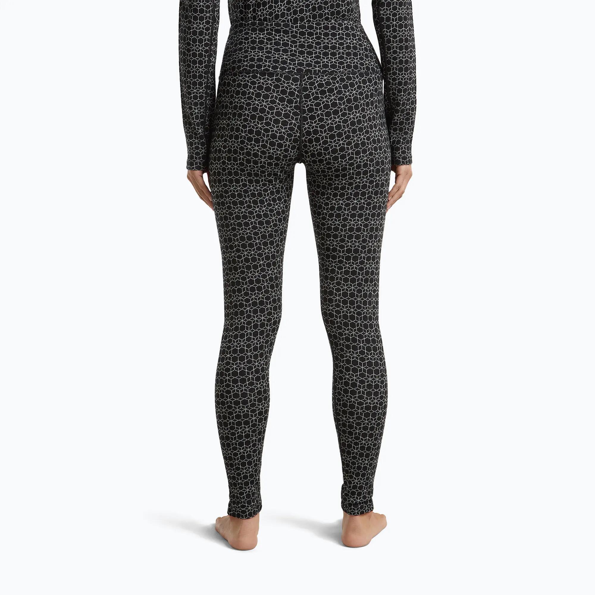 Pantaloni termici da donna icebreaker Merino 260 Tech Vertex High Rise 3/6