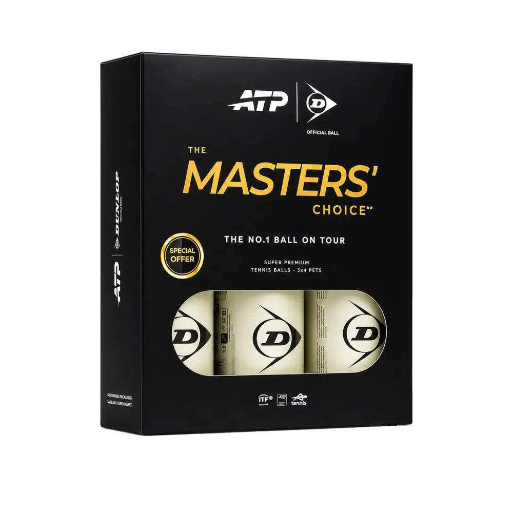 Balles de tennis Dunlop ATP Tour Masters 4/4
