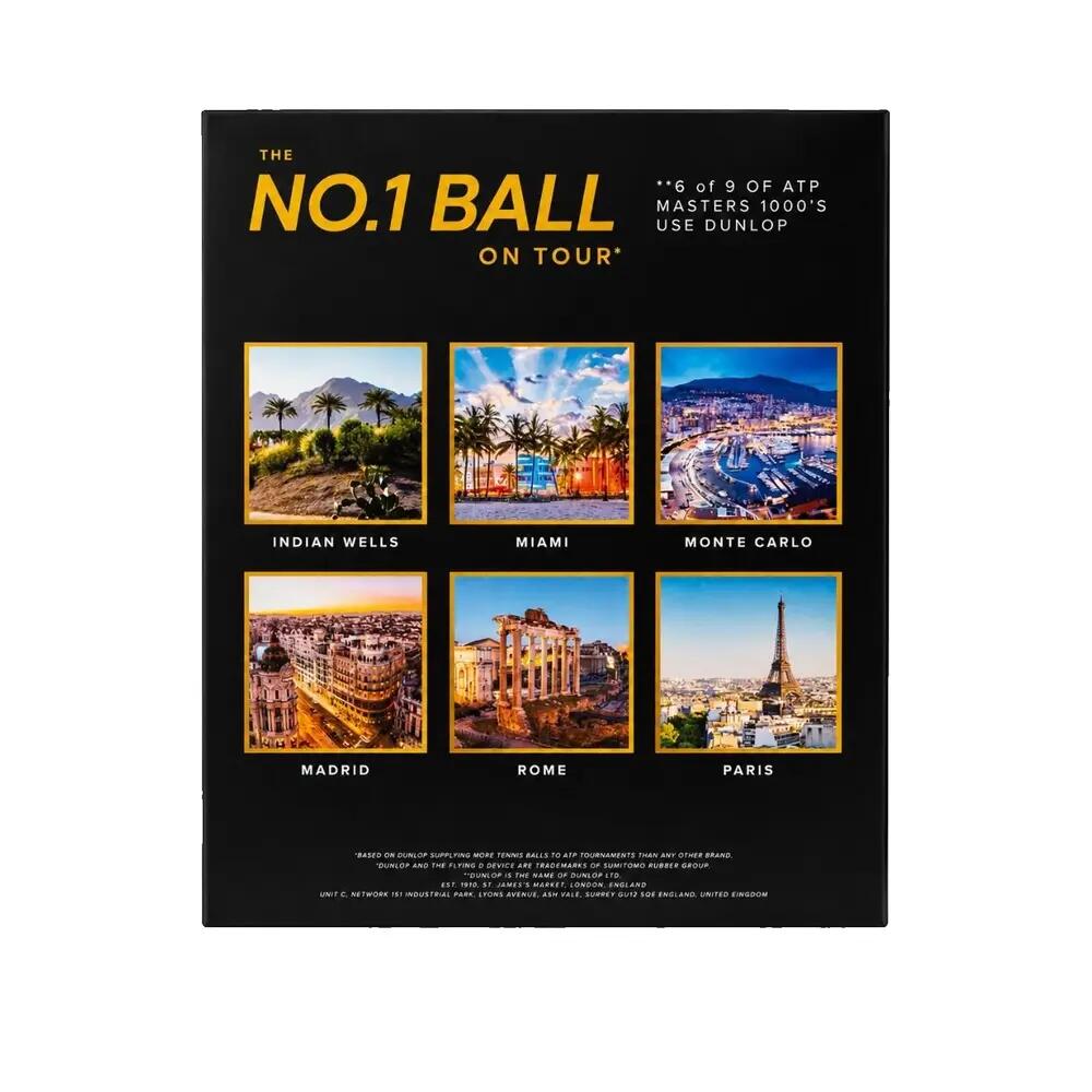Balles de tennis Dunlop ATP Tour Masters 3/4