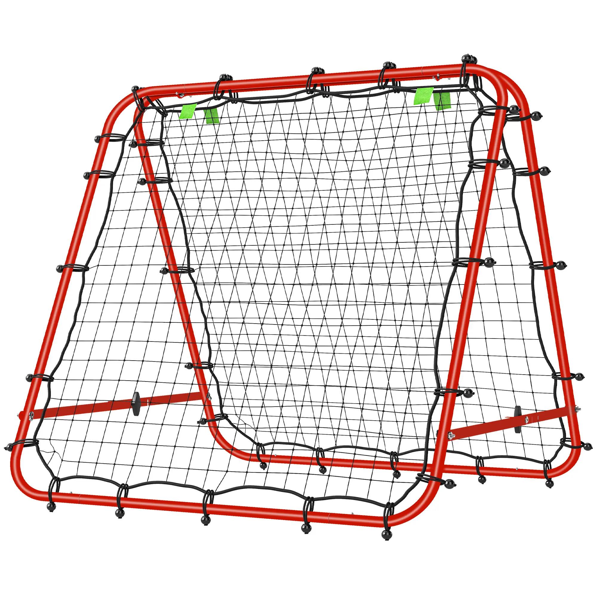 Filet de rebond pliable à angle réglable pour l'entraînement au football 2/9