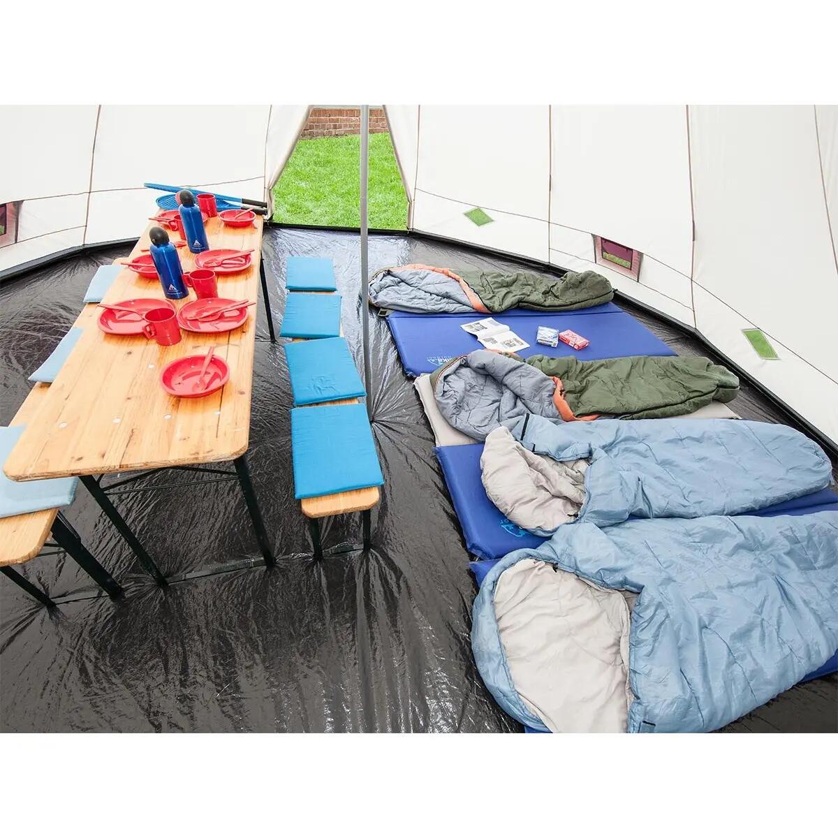 Tenda de campismo - Tipi Kota 550 Protect - Chão de tenda cosido - 12 pessoas 7/15