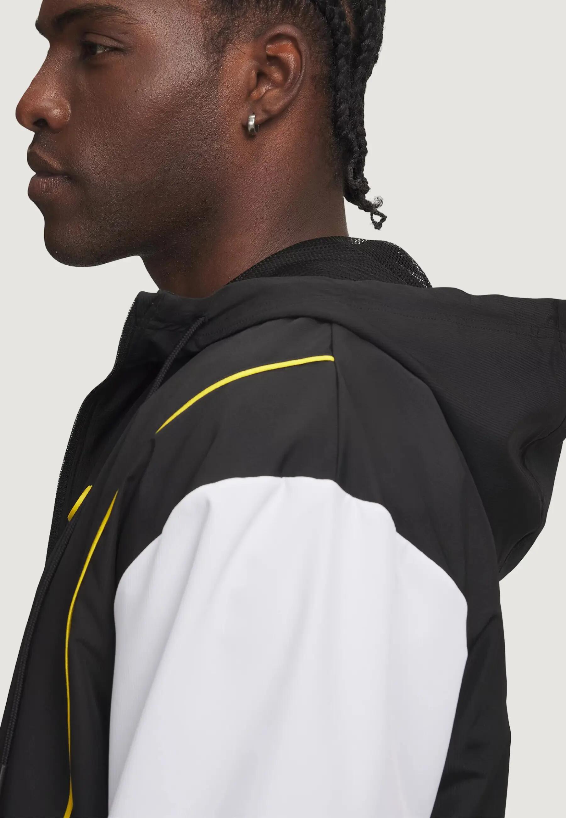 Sweater UA RIVAL WOVEN CB JACKET HEREN Zwart 4/4