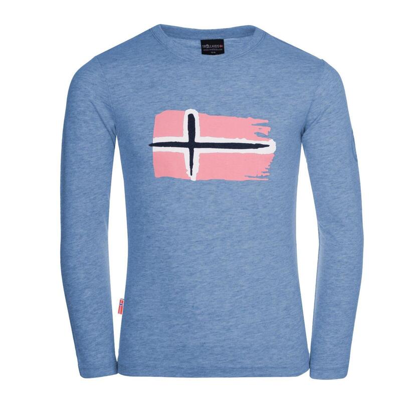 Kinder Longsleeve Oslo Staub-Blau