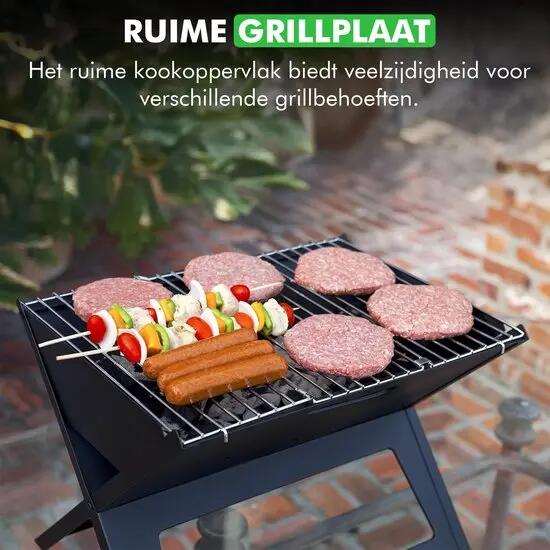 Barbecue pieghevole – portatile – griglia 44 × 32 cm 5/5