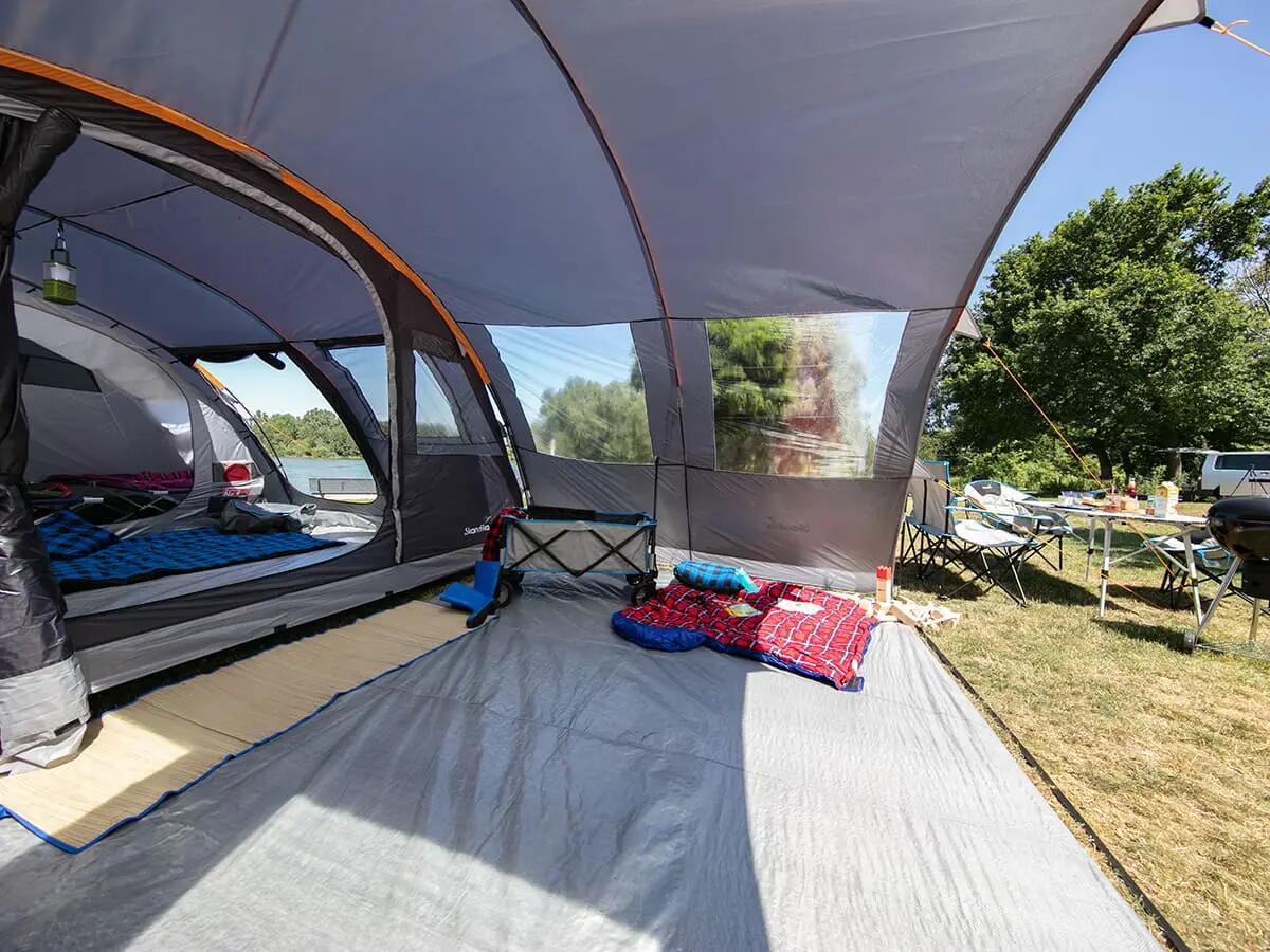 Gebraucht - Vorzelt für Tunnelzelt Gotland 4 Protect - Canopy für Zelt 6/15