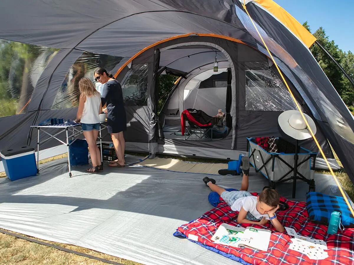 Gebraucht - Vorzelt für Tunnelzelt Gotland 4 Protect - Canopy für Zelt 5/15