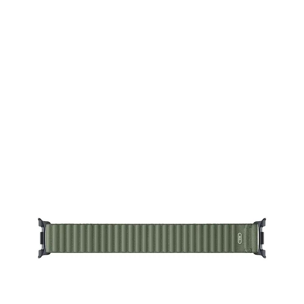 Olive stoffen armband Samsung 2/3