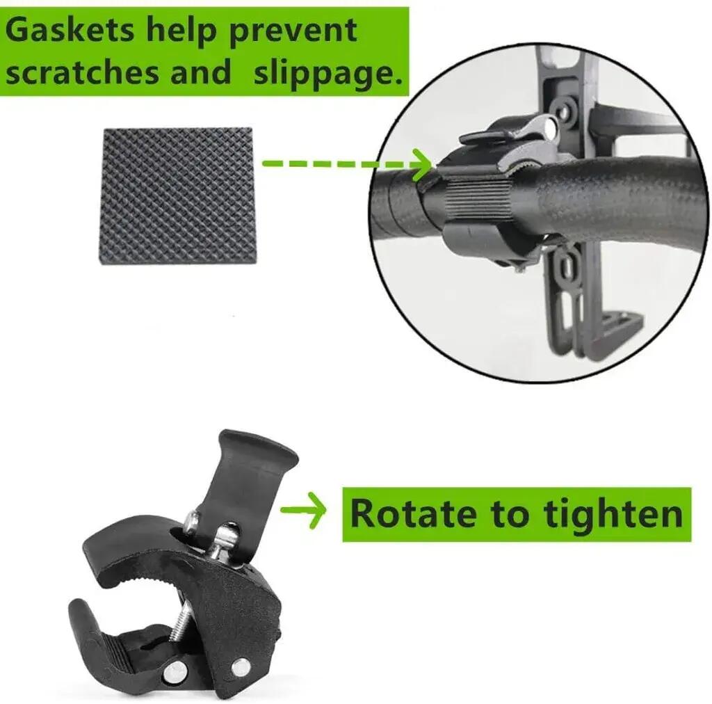 Porte-bouteille pour vélo, lot de 2, ultraléger, rotatif à 360°, compatible avec 4/6