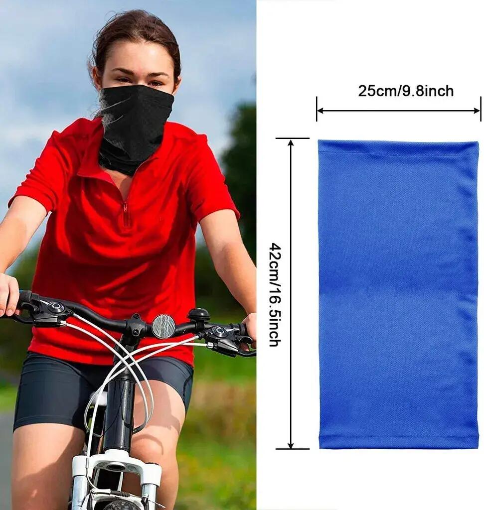Ensemble de 6 bandanas multifonctionnels : bandeau, cache-cou, cagoule, masque d 3/7