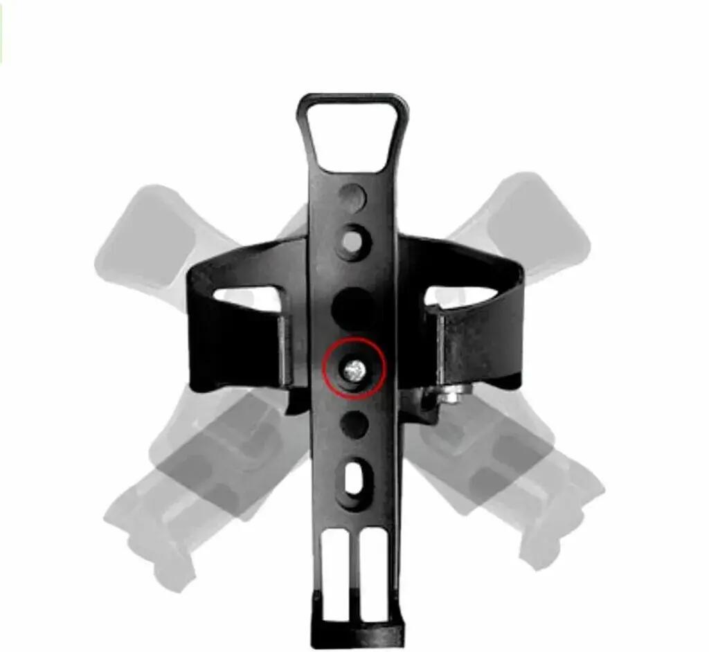 Porte-bouteille pour vélo, lot de 2, ultraléger, rotatif à 360°, compatible avec 3/6