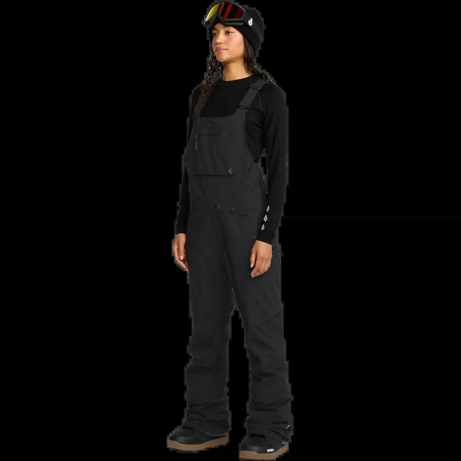 Calças de snowboard Volcom ASH STRETCH GORE BIB OVERALL Preto 3/8
