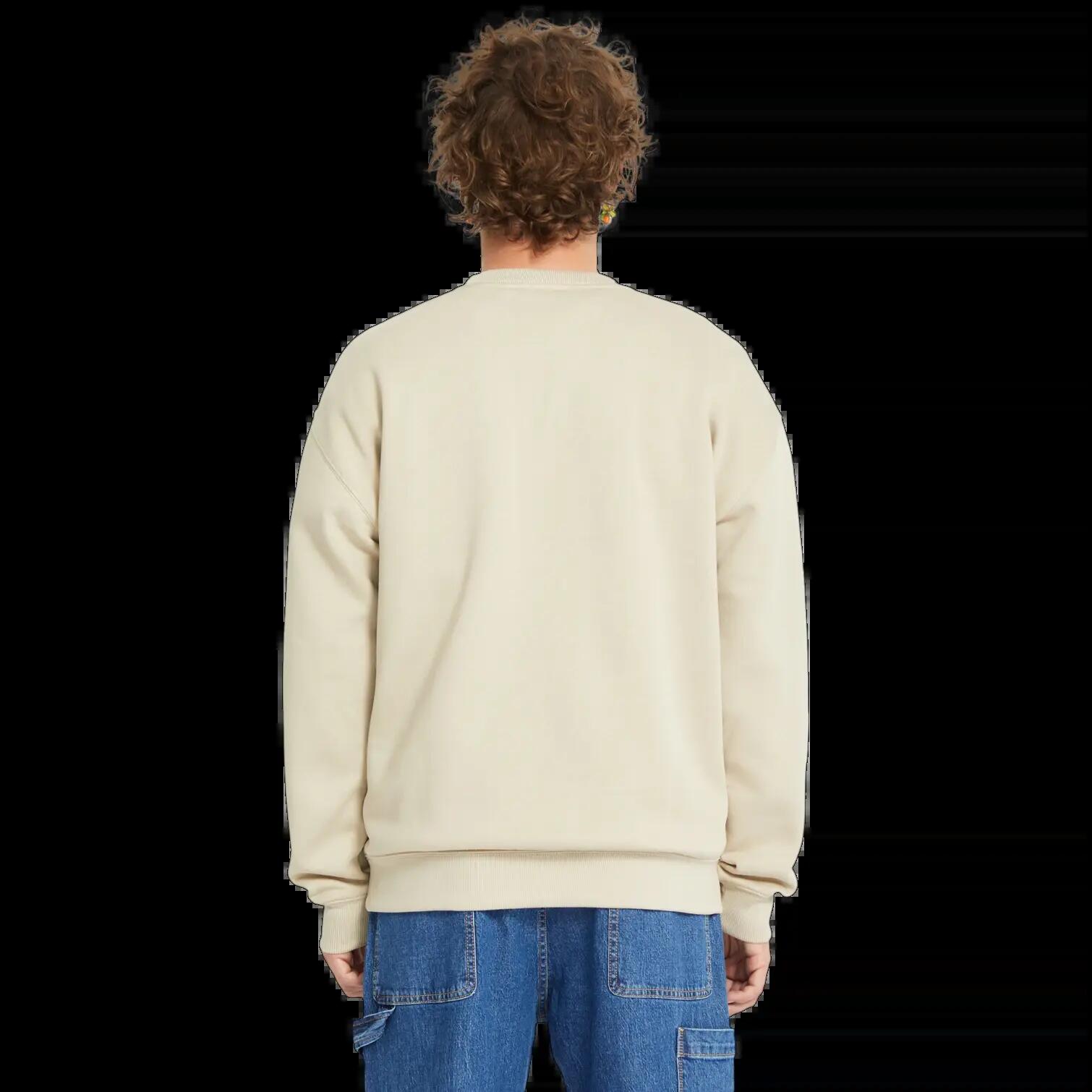 Sweat Volcom Stone Crew Fleece Kaki Clair 2/2
