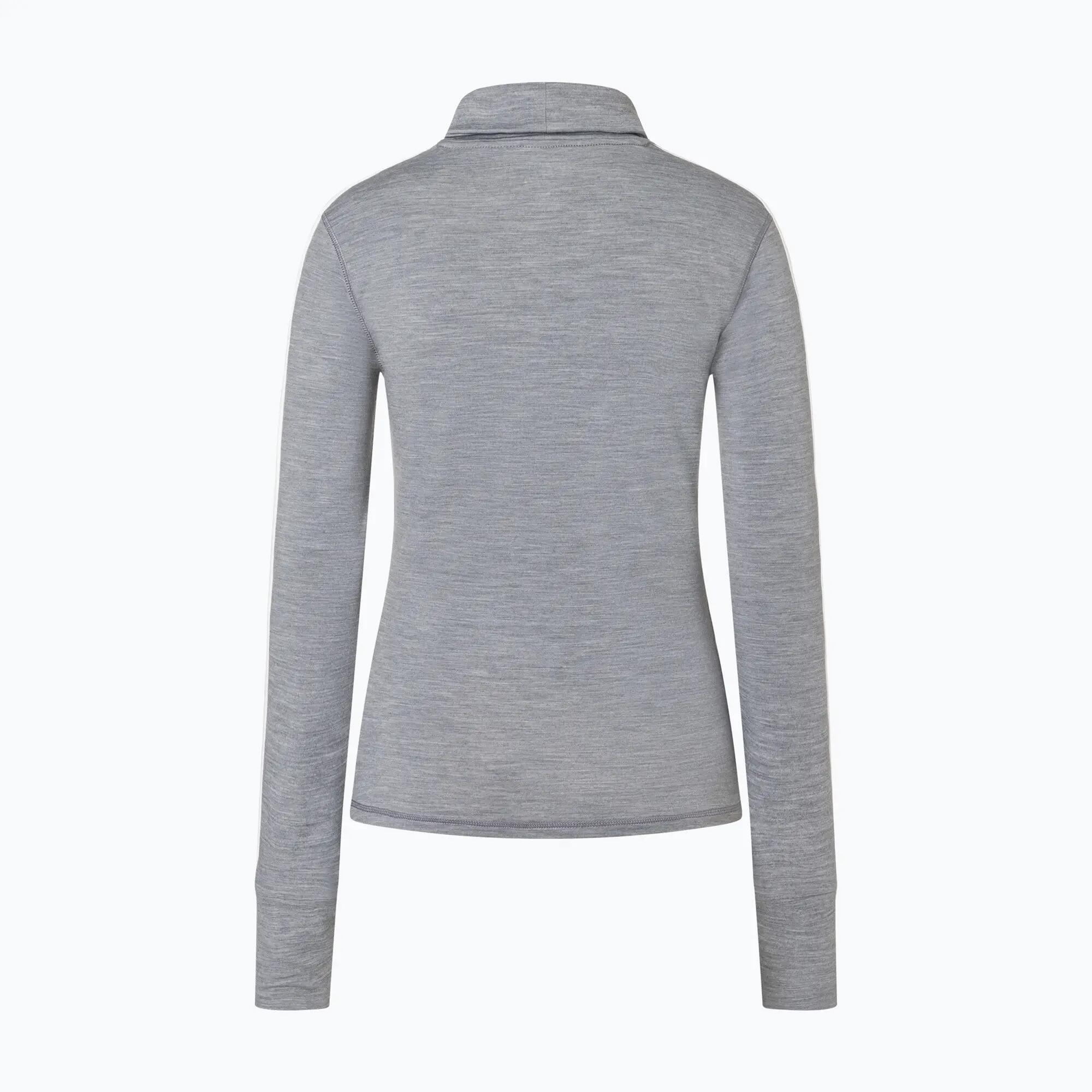 Sweter damski Super.Natural Freeride Roll Neck cashmere grey melange / f. white 5/6