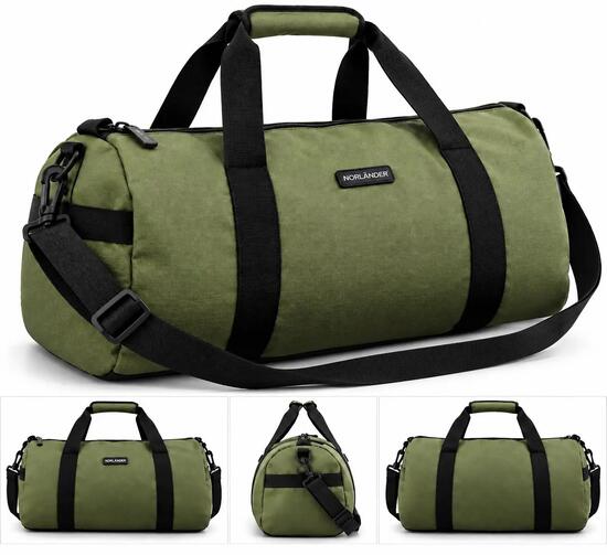 NORLÄNDER Outdoor Duffel Bag 27L Torba Sportowa Podróżna Weekendowa Zielona