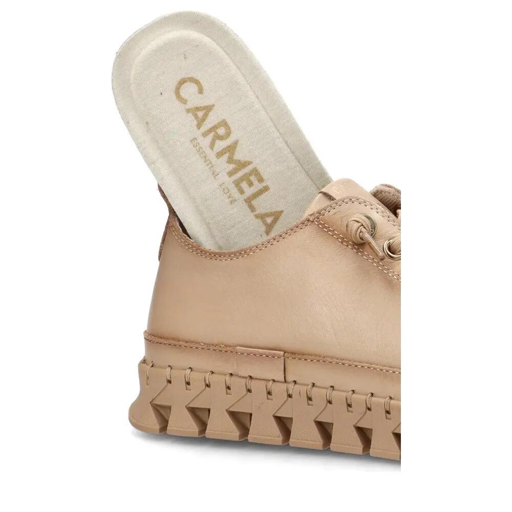 Deportivas Cómodas Mujer Suela Plana - Modelo 162531 Beige 6/6