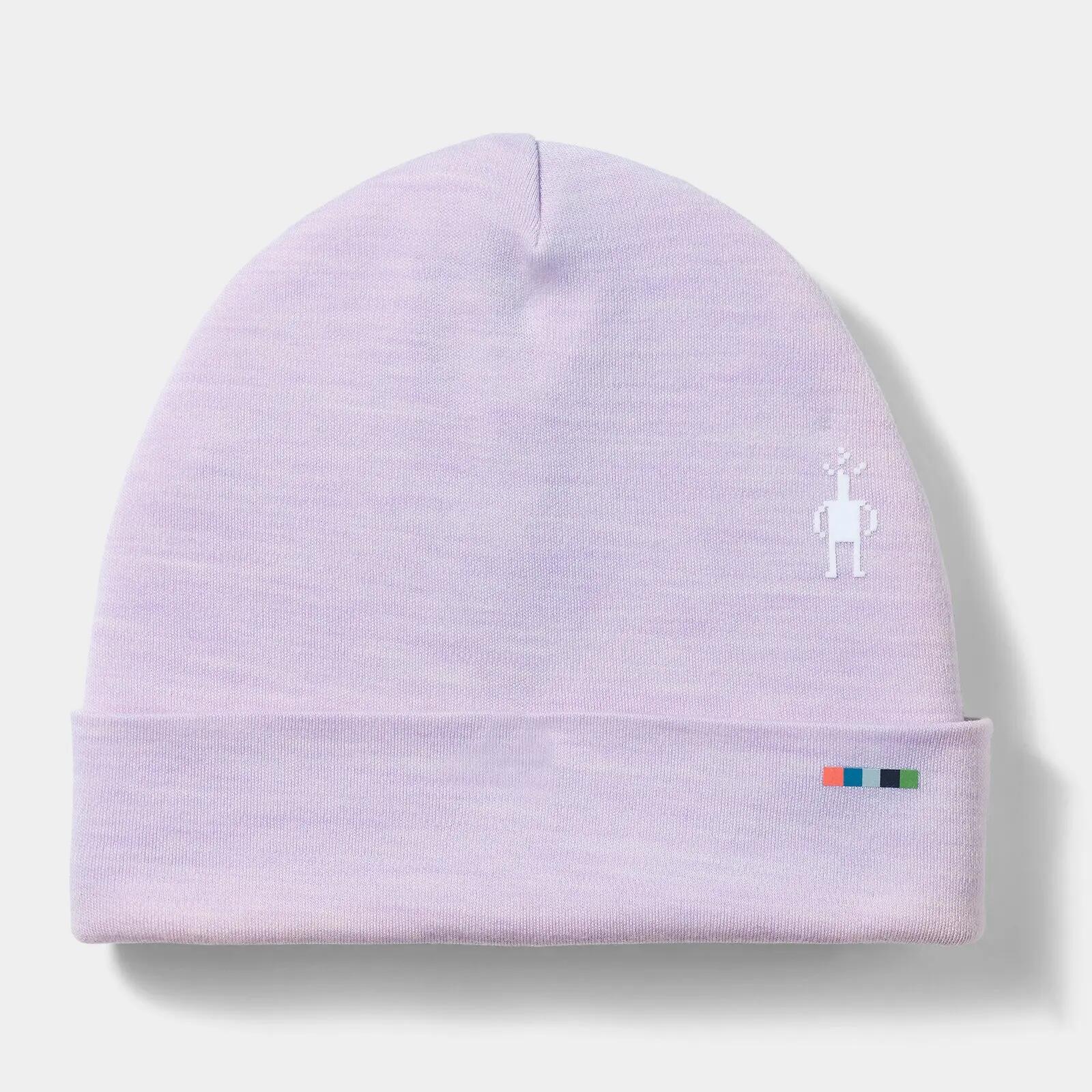 Căciulă Merino Smartwool Thermal Beanie - mov Lavender Sky Heather 3/3