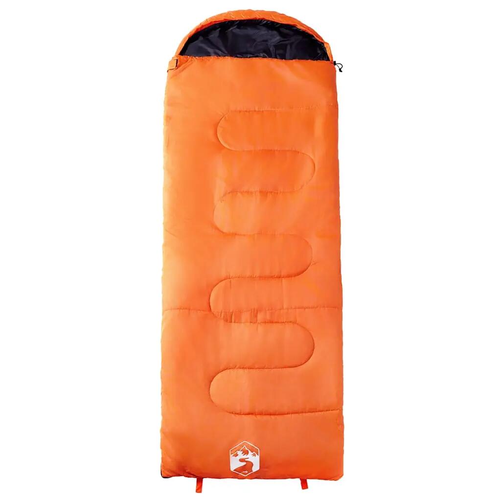 Sac de couchage adulte 3-4 saisons VidaXL 5-15°C orange noir 2/5