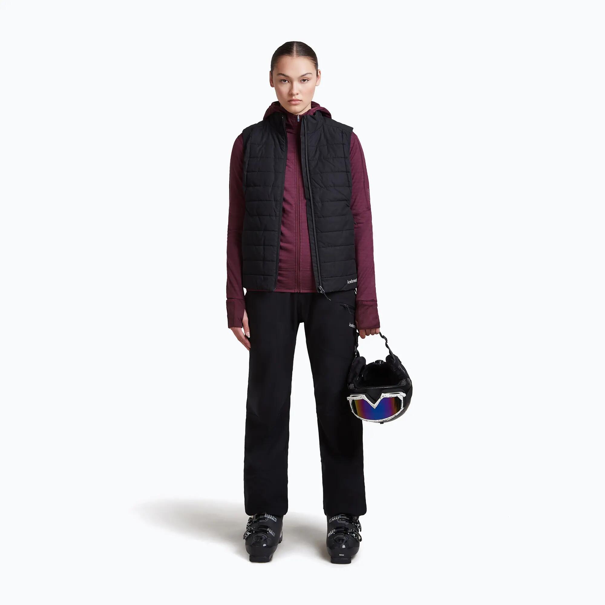 Casaco c/ capuz mulher Icebreaker Merino 300 Realfleece Descender Zip Hoodie 6/7