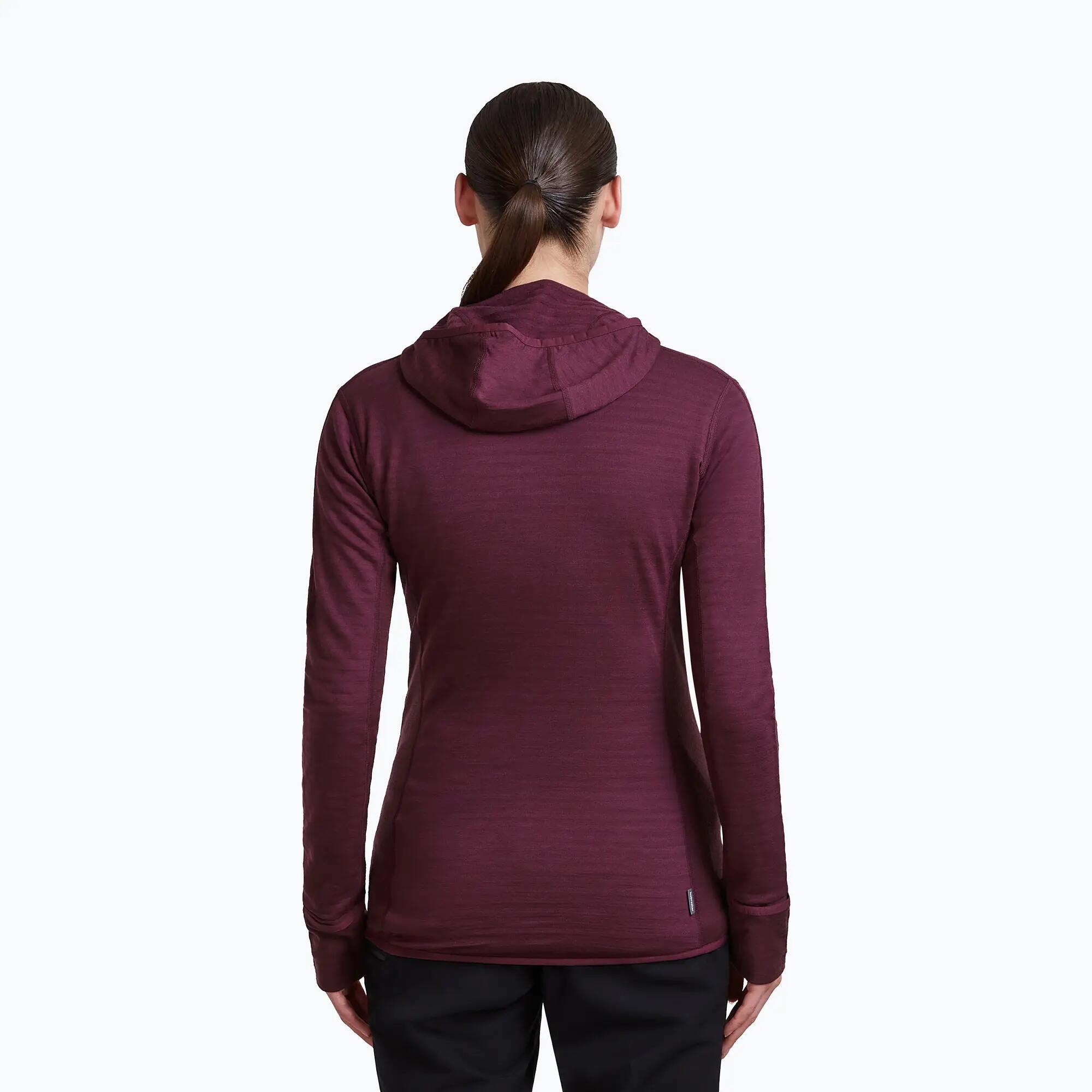Casaco c/ capuz mulher Icebreaker Merino 300 Realfleece Descender Zip Hoodie 3/7