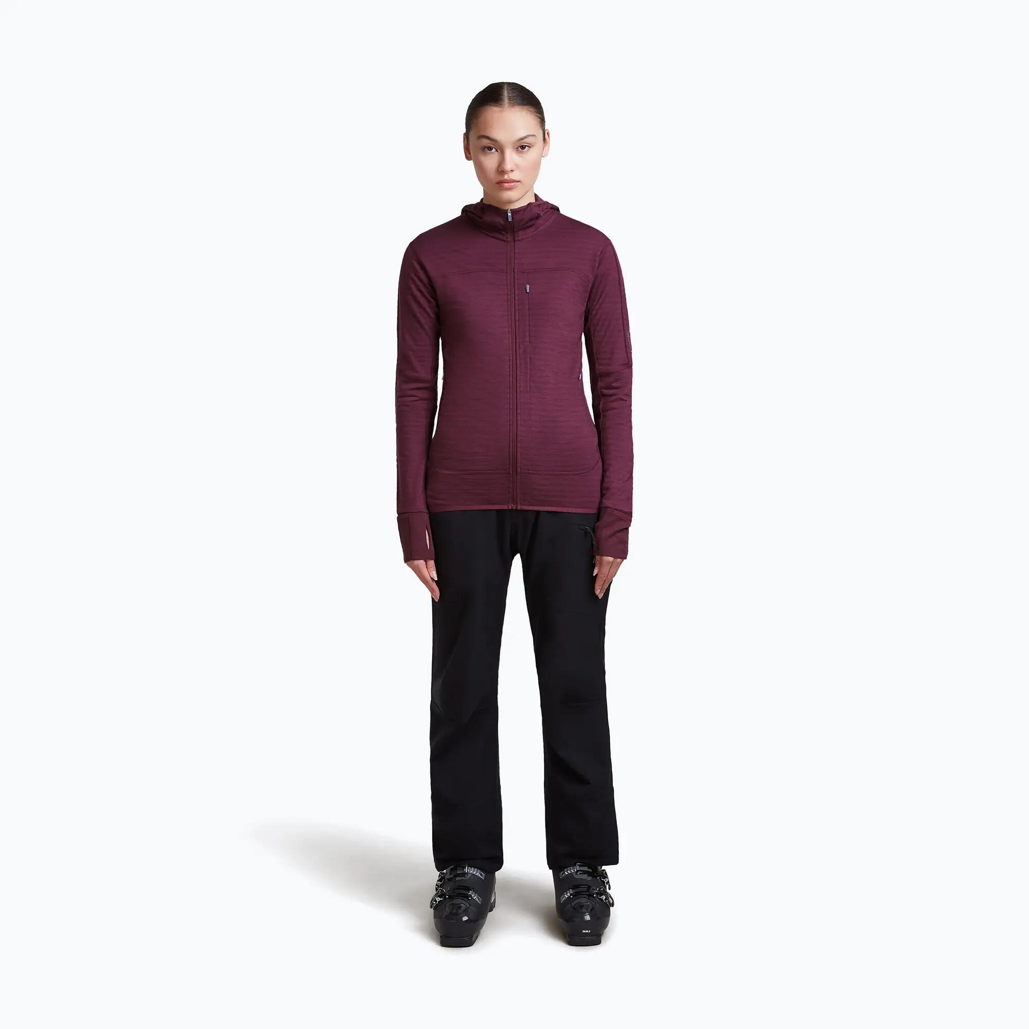 Casaco c/ capuz mulher Icebreaker Merino 300 Realfleece Descender Zip Hoodie 2/7
