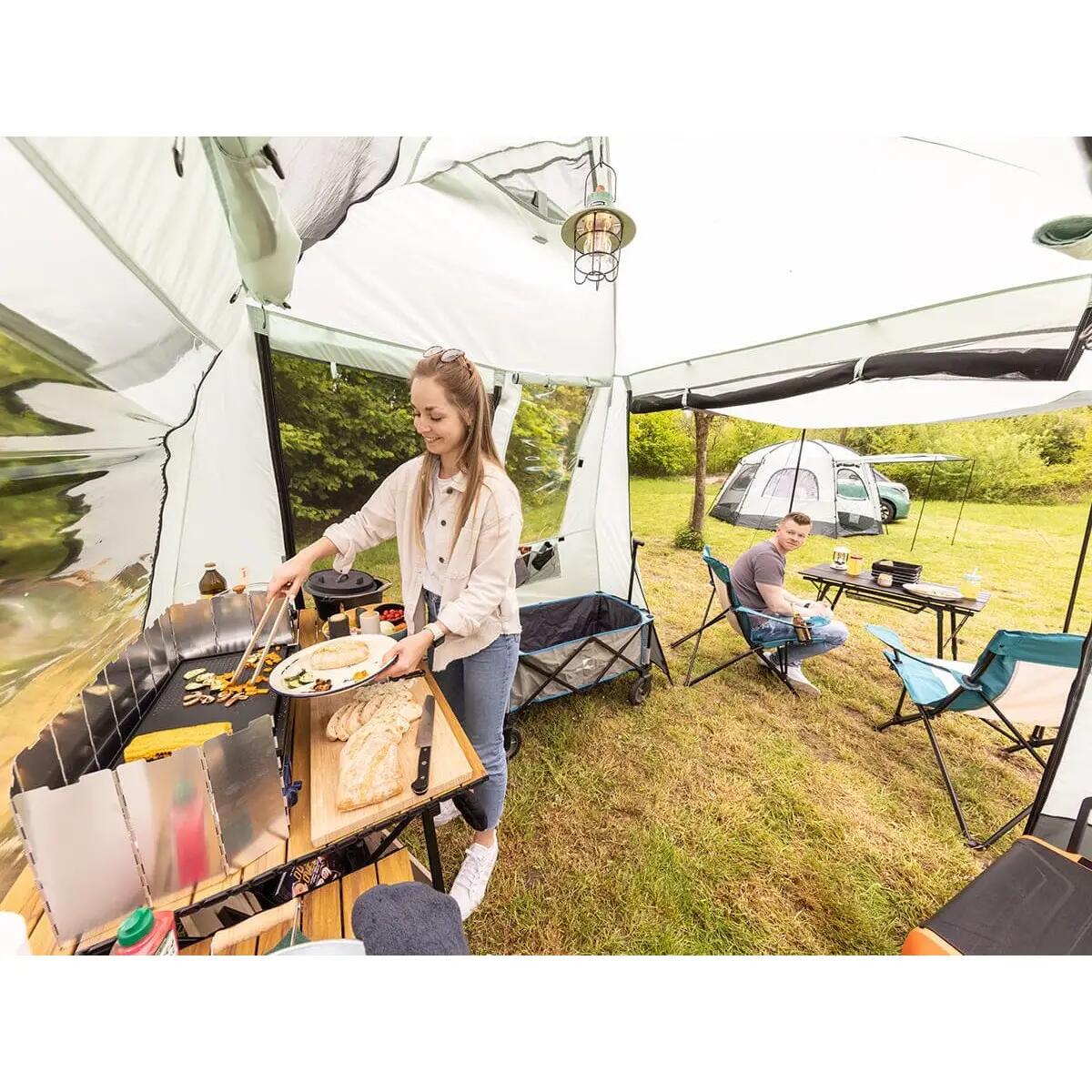 3‑Person Camping Tent – Multi‑Purpose Tent 250×250 cm with Mosquito Net 11/15