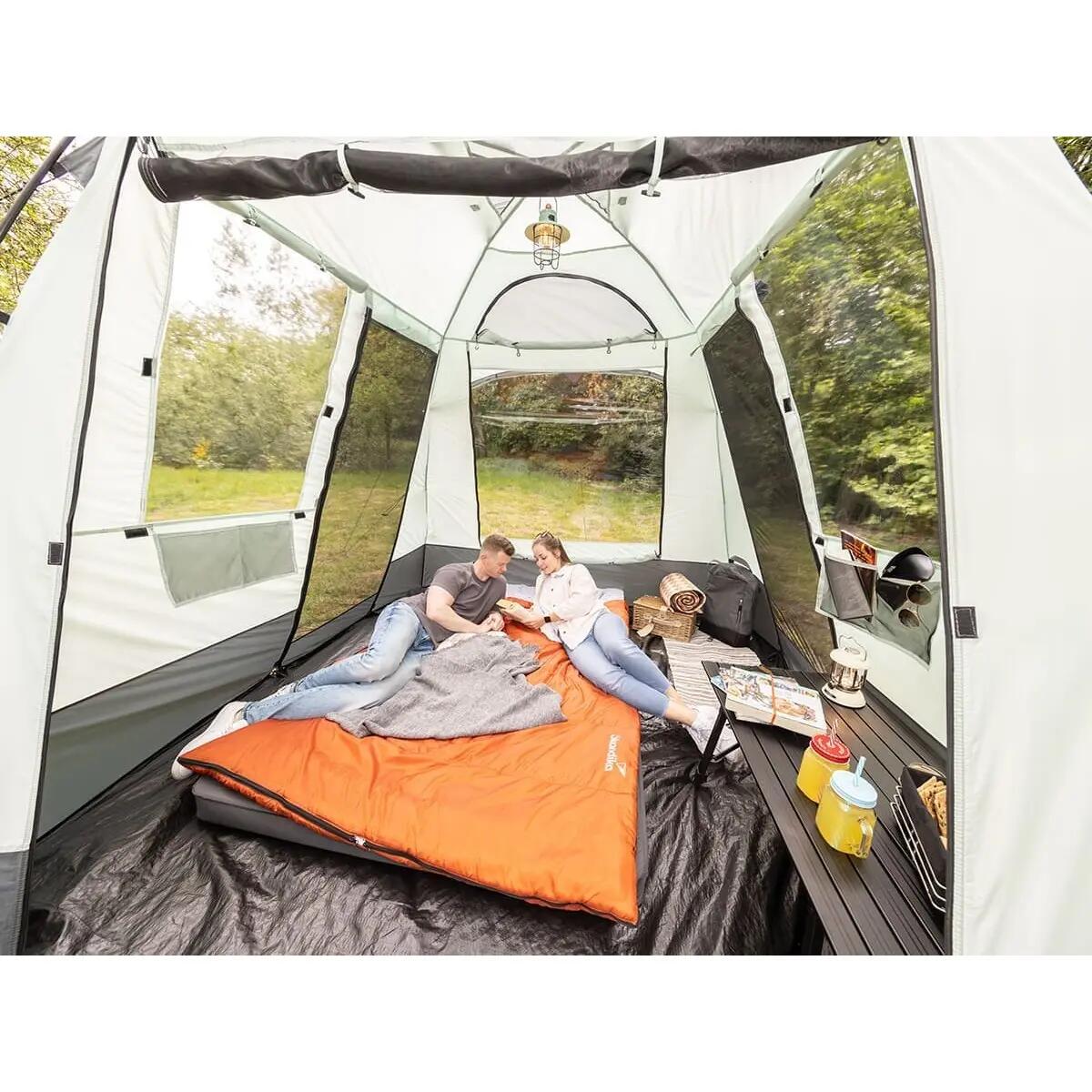 3‑Person Camping Tent – Multi‑Purpose Tent 250×250 cm with Mosquito Net 9/15