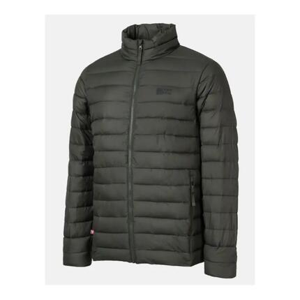Anorak - Aislado - Manga larga - Cuello con cremallera - Balena - Verde oscuro
