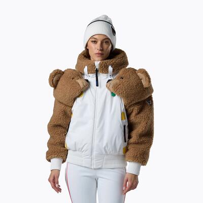 Rossignol jcc teddy hoodie ski-jas voor dames