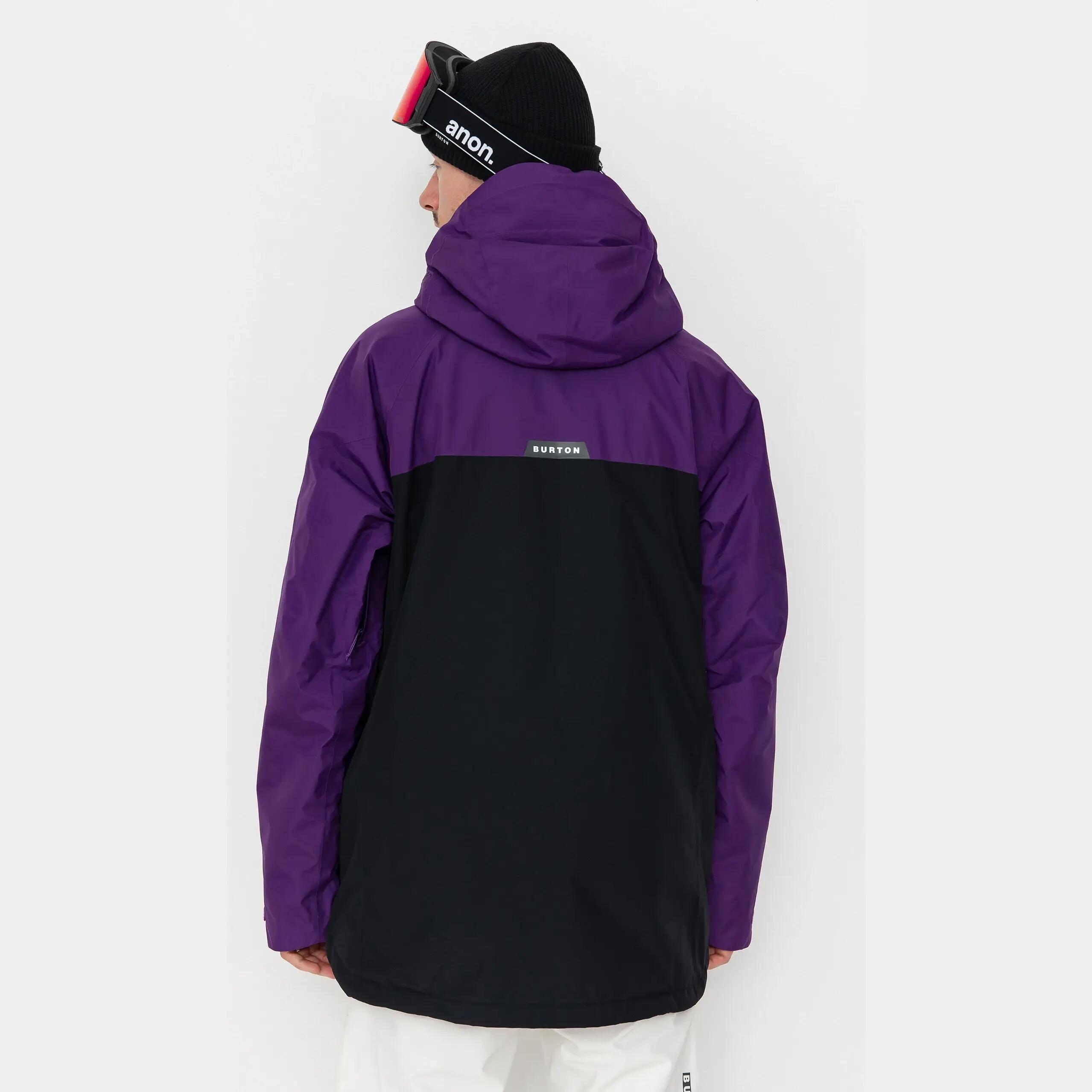 Chaqueta de snowboard con capucha Burton Pillowline GORE-TEX Imperial Púrpura 3/3