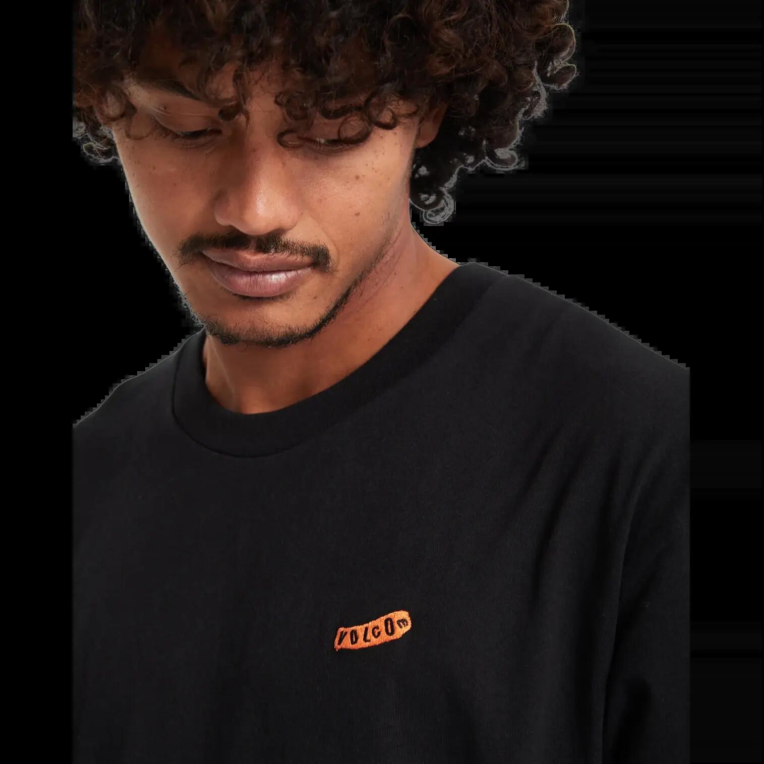 T-shirt Volcom PISTOL STONE LSE SST Noir 4/5