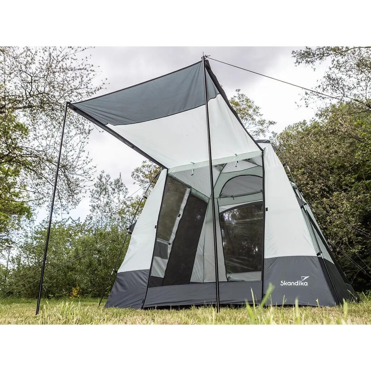 3‑Person Camping Tent – Multi‑Purpose Tent 250×250 cm with Mosquito Net 5/15
