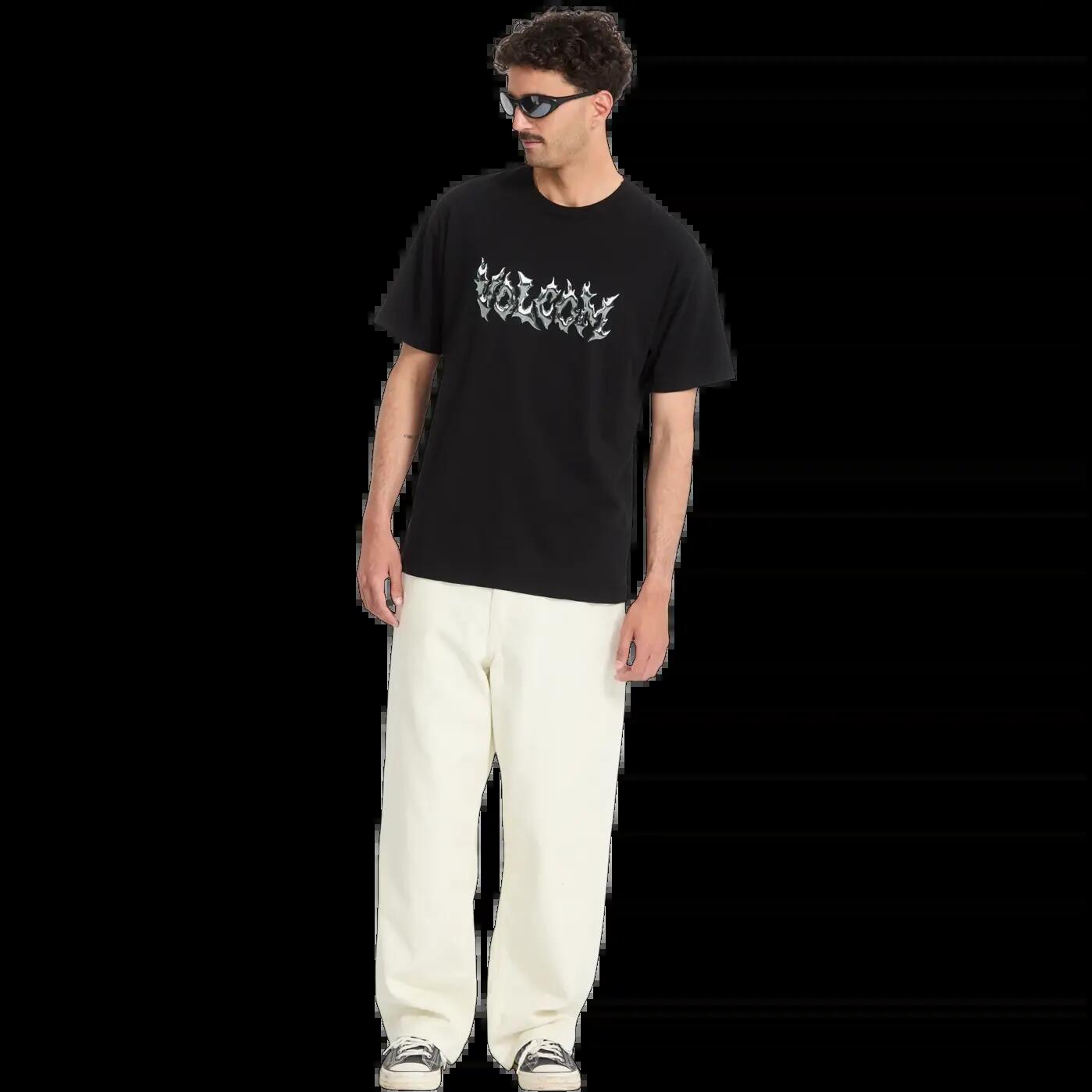 T-shirt Volcom SLAG SST Preto 5/5