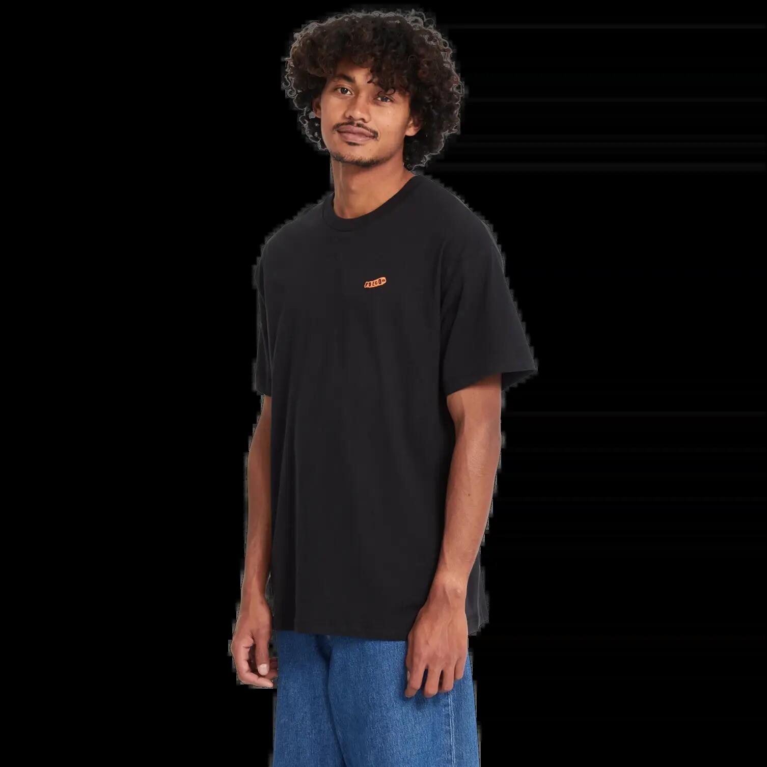 T-shirt Volcom PISTOL STONE LSE SST Noir 3/5