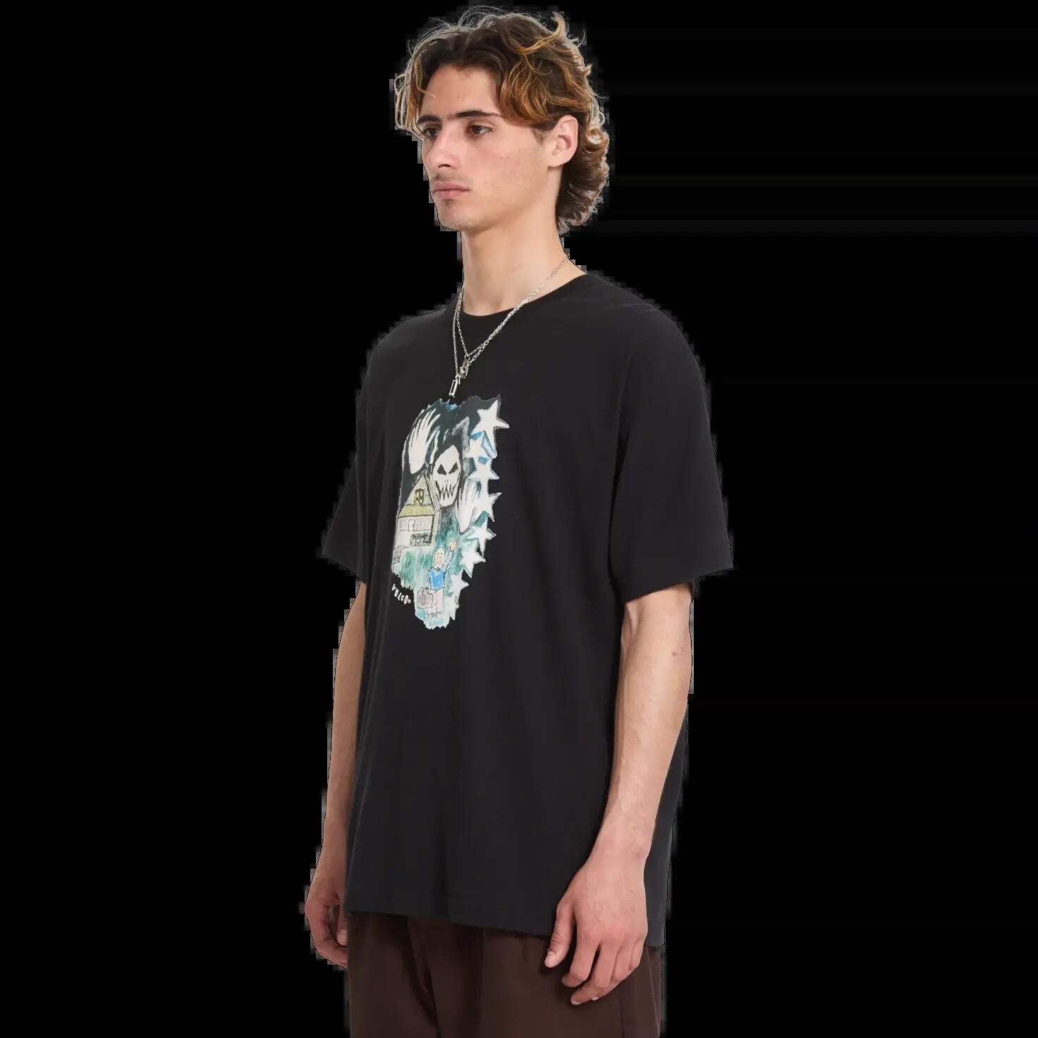 Camiseta Volcom FA ISSAM AUPTEL Negro Marrón Cortiza 3/5