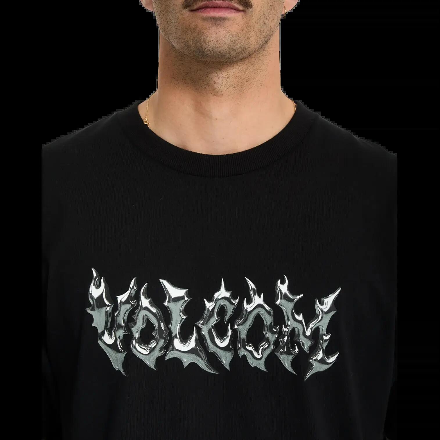 T-shirt Volcom SLAG SST Preto 4/5