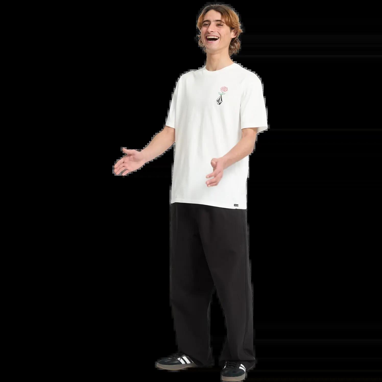 Camiseta Volcom Pleasantry Blanco Natural 5/7