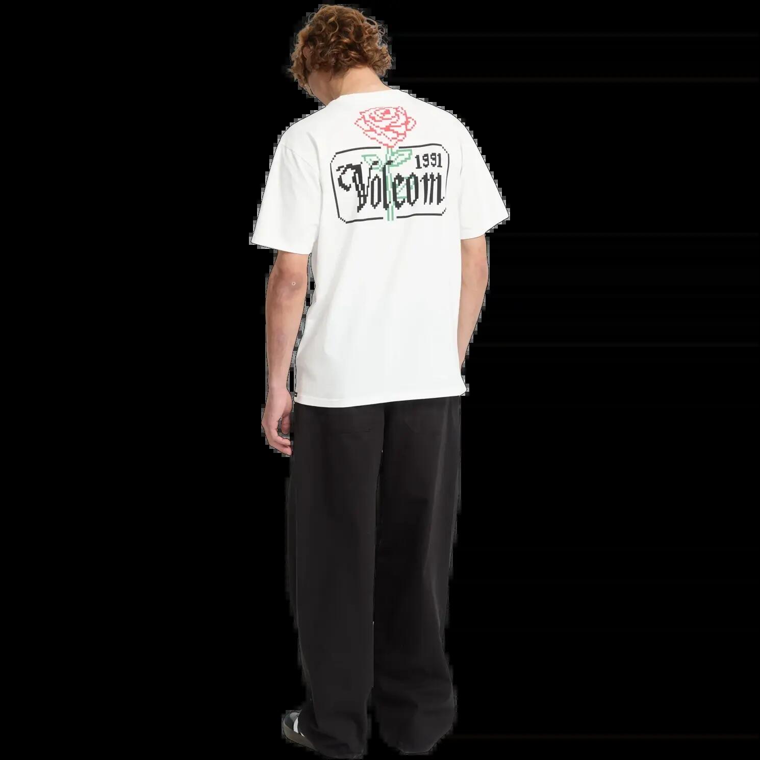 Camiseta Volcom Pleasantry Blanco Natural 4/7