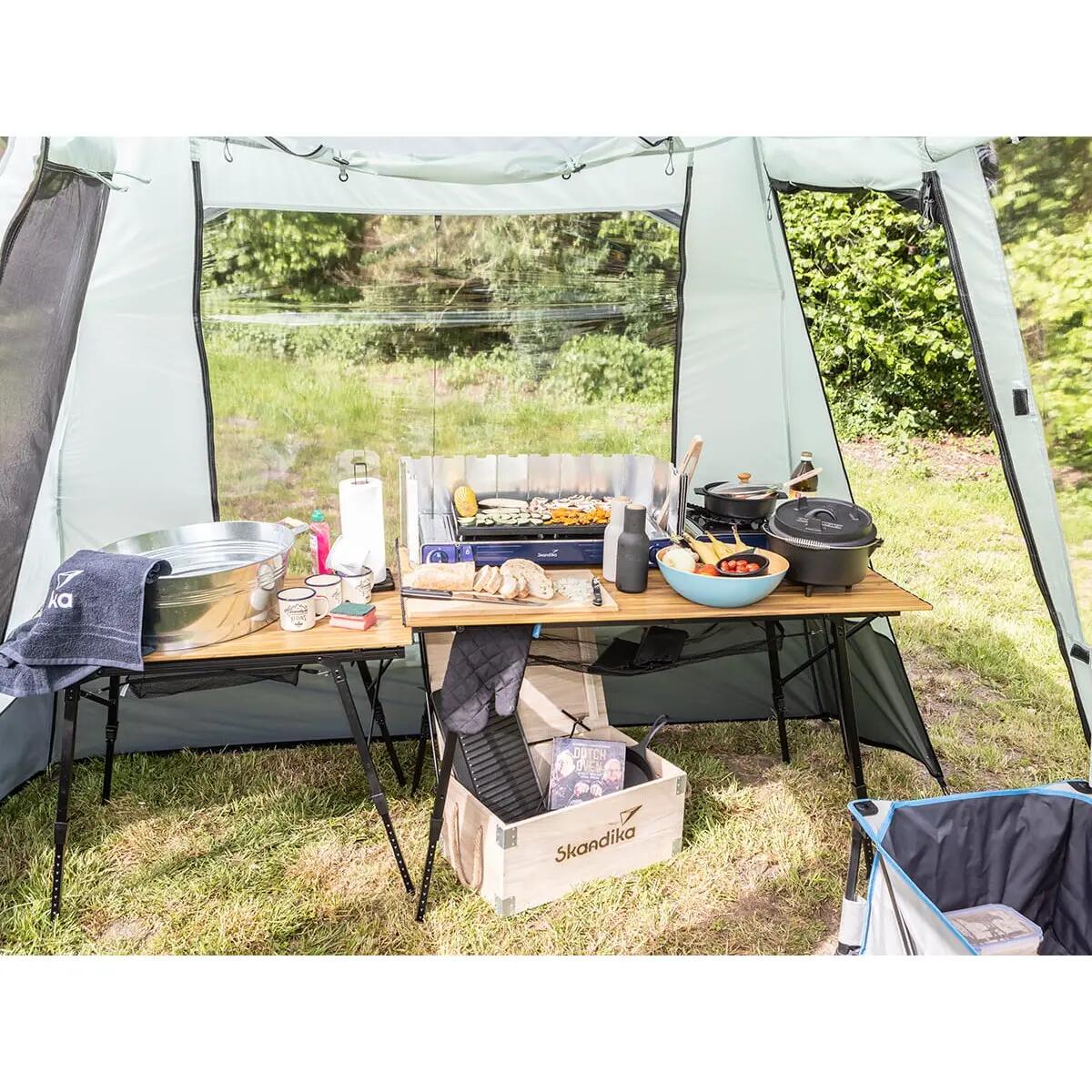 Gebraucht - Campingzelt für 3 Personen - Mehrzweckzelt - 250 x 250 cm 10/14